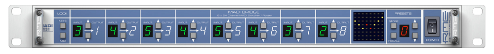 RME MADI Bridge - Front Panel Zoom - Synthax Audio UK RME MADI Bridge - Front Panel Zoom